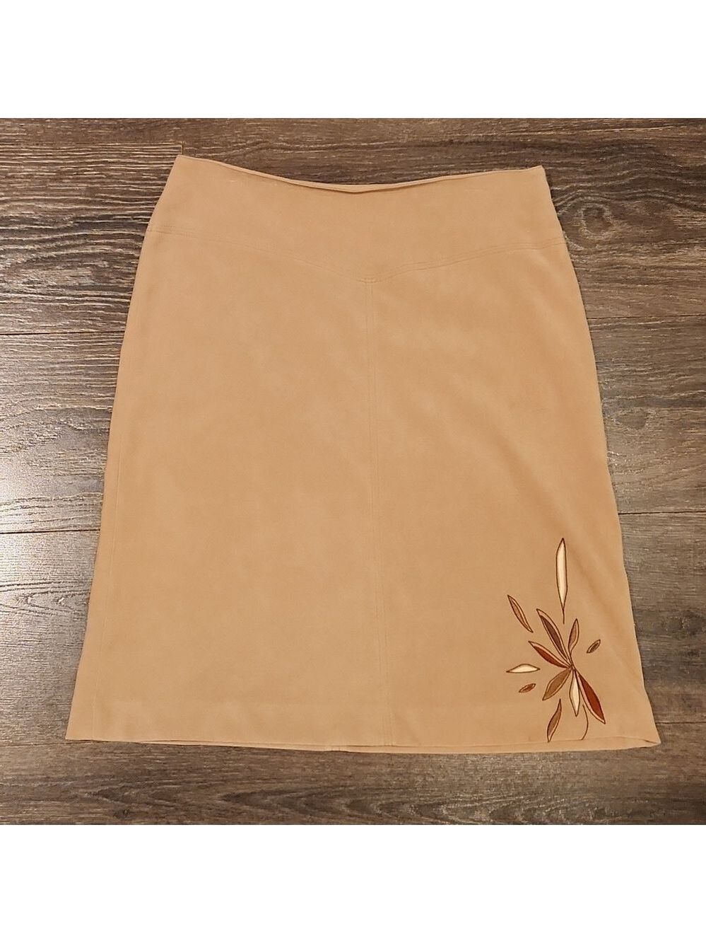 VINTAGE 90s HENNES COLLECTION H&M EMBROIDERED SKIRT, 8 (EUROPEAN 36)